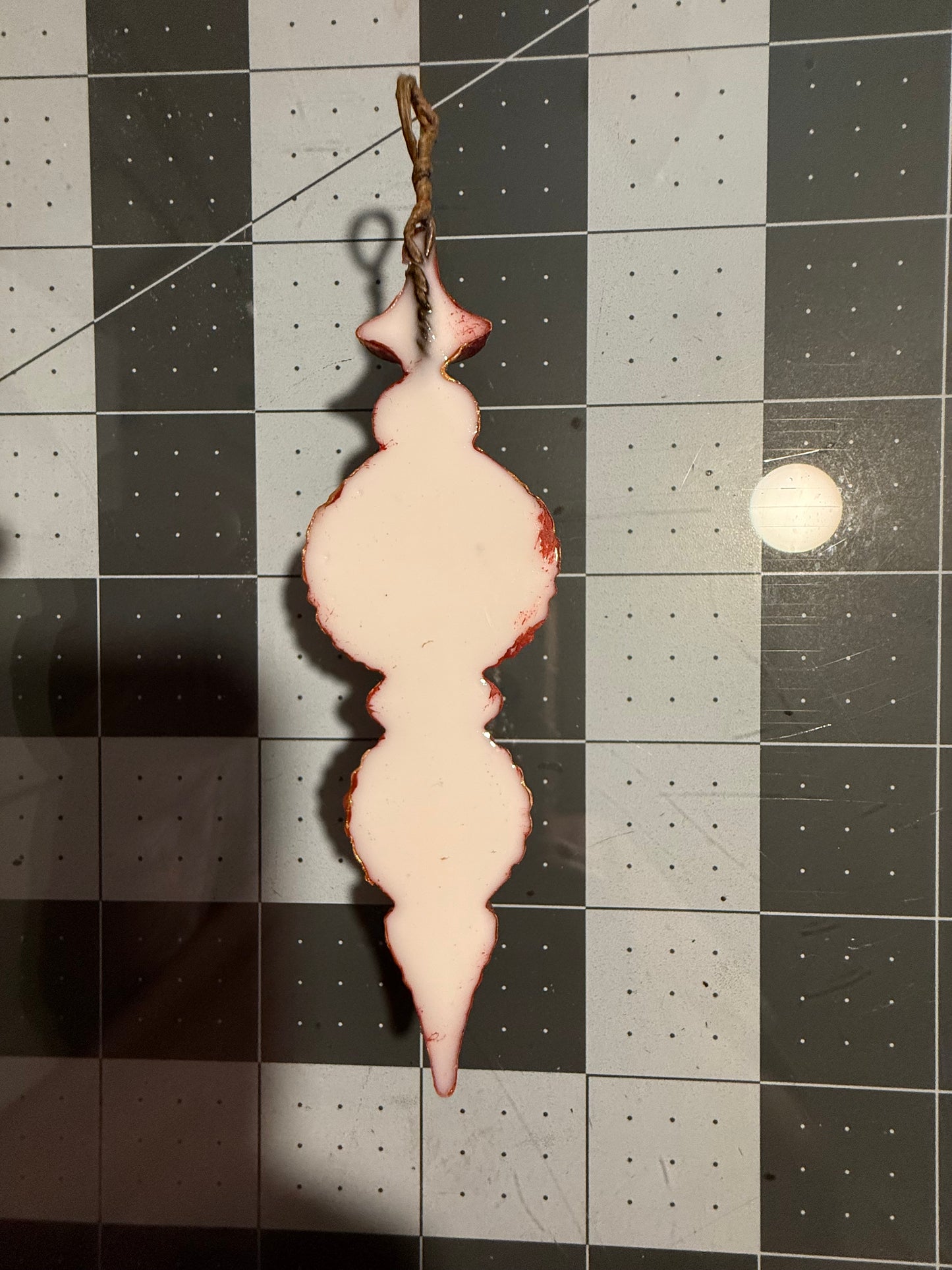 Unfinished crooked wood Christmas Tree