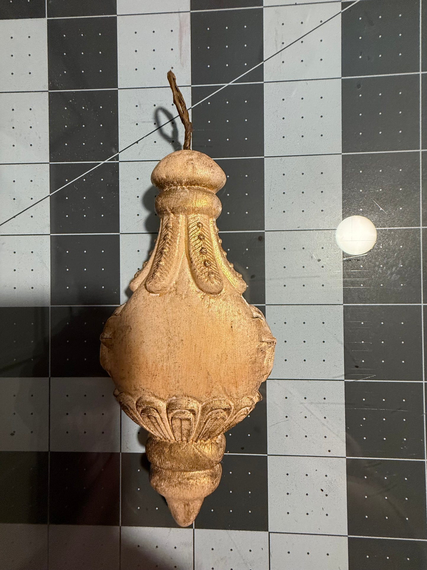 Unfinished crooked wood Christmas Tree