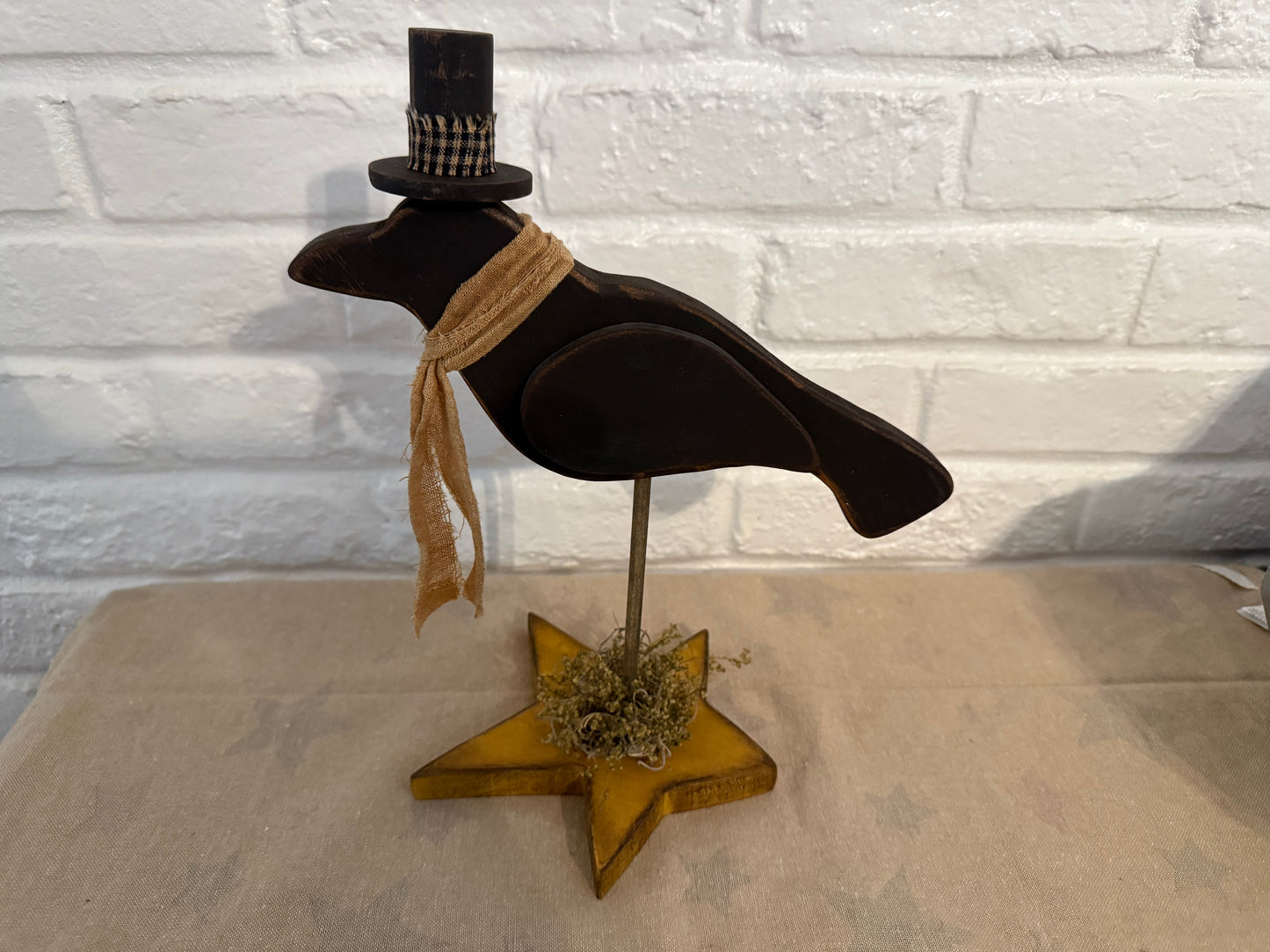 Interchangeable  Wood Crow unfinished