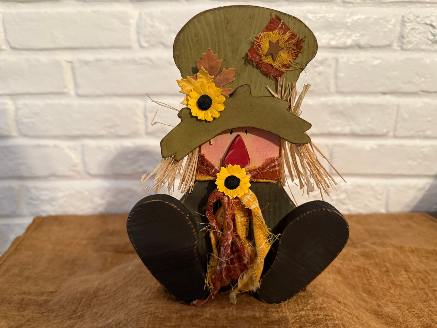 Unfinished wood Scarecrow