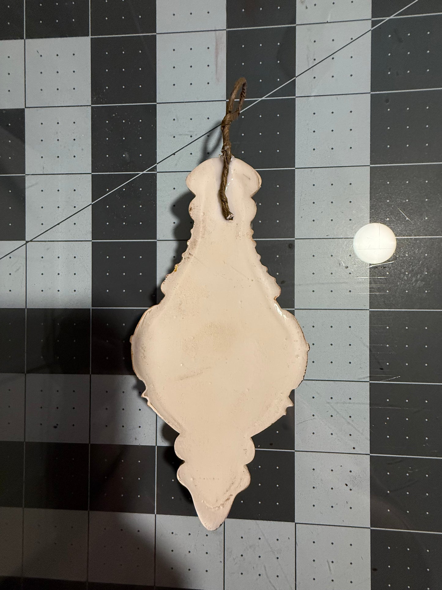 Unfinished crooked wood Christmas Tree