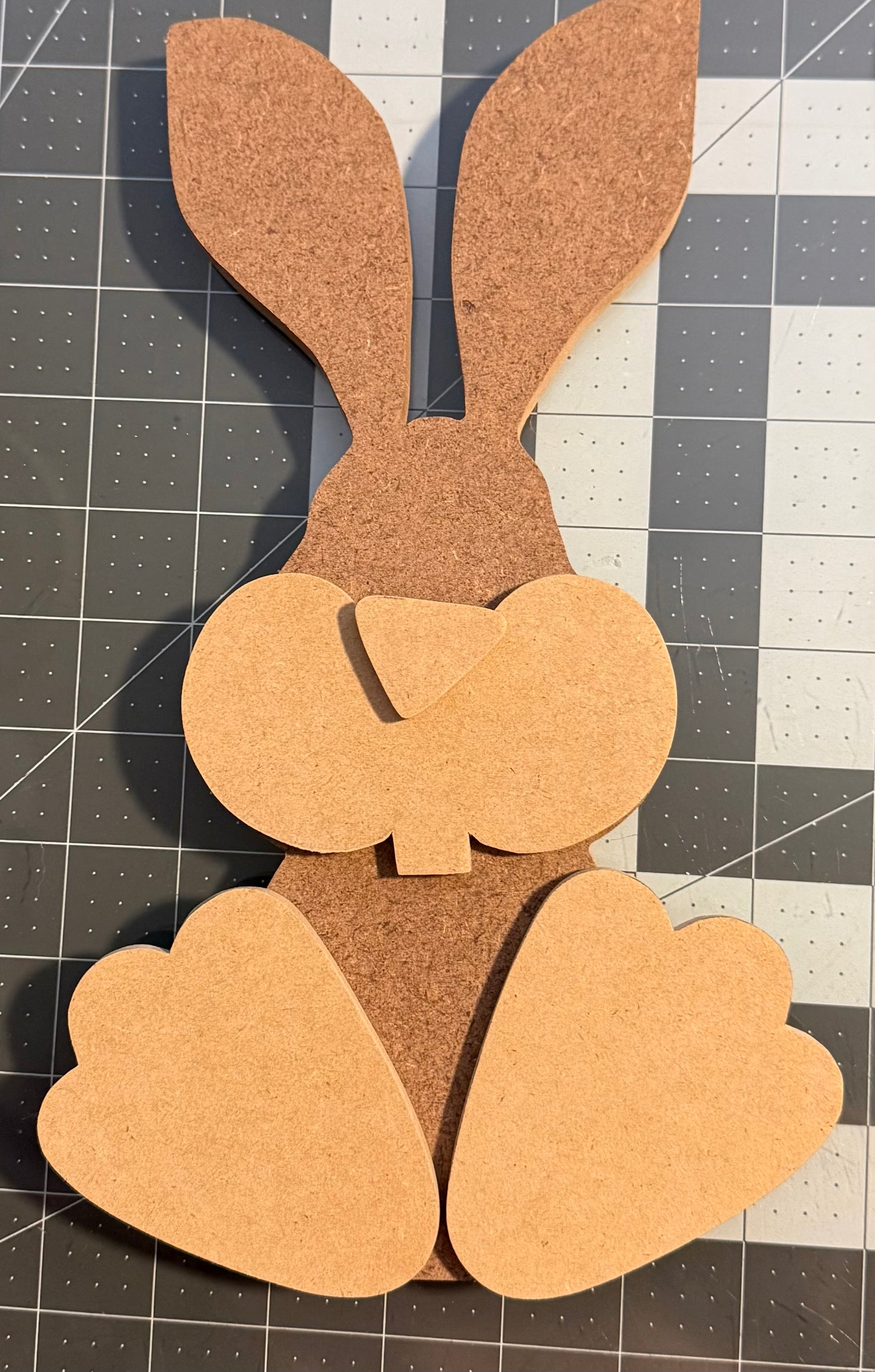 Big cheek Bunny wood kit